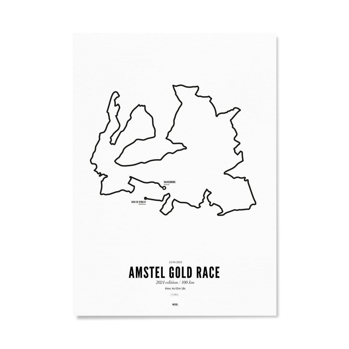 Affiches de Amstel Gold Race 2024 - 100km | WIJCK.